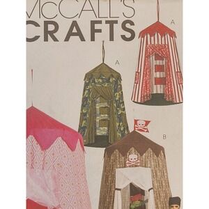TENTS CANOPY McCall's Craft Sewing Pattern‎ M5827 Play Bed  display Uncut